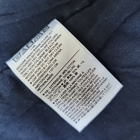 NWT Banana Republic cropped denim corset, size 12 - Picture 14 of 16